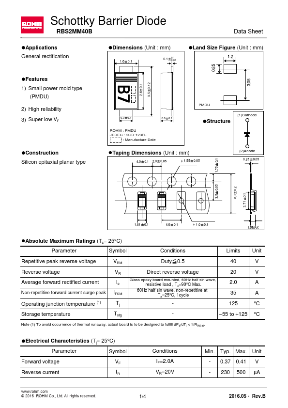 RBS2MM40B ROHM