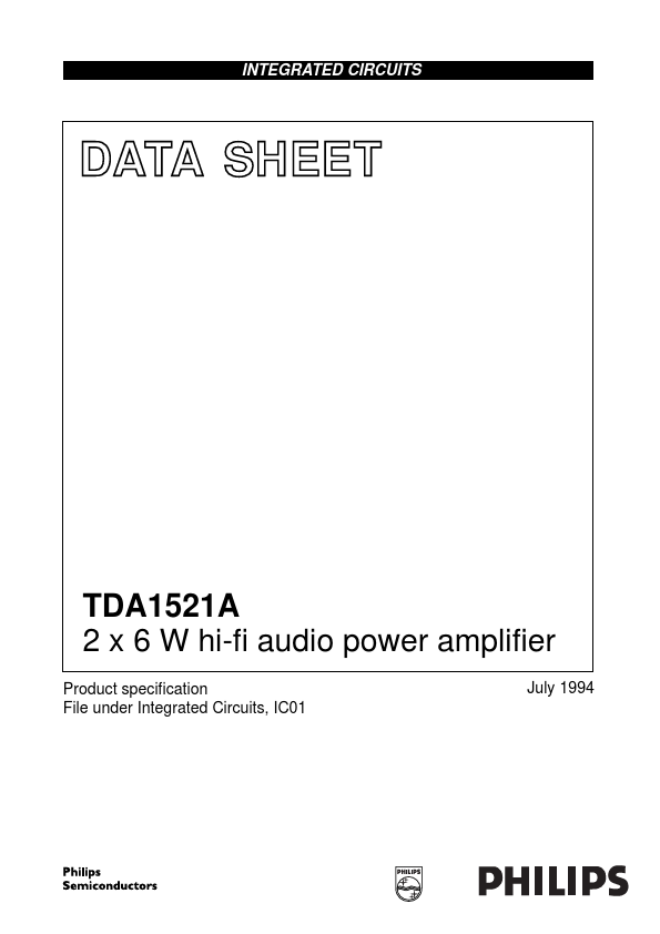 <?=TDA1521A?> डेटा पत्रक पीडीएफ