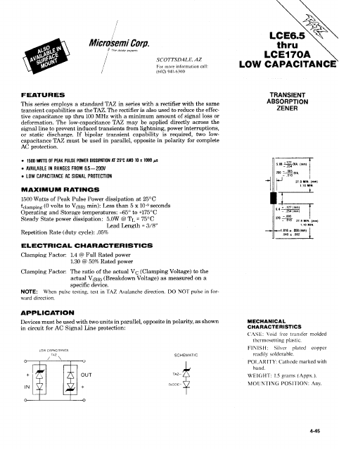 LCE28 Microsemi