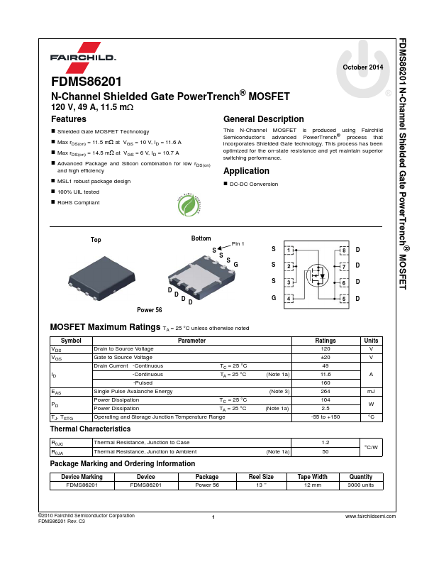 <?=FDMS86201?> डेटा पत्रक पीडीएफ