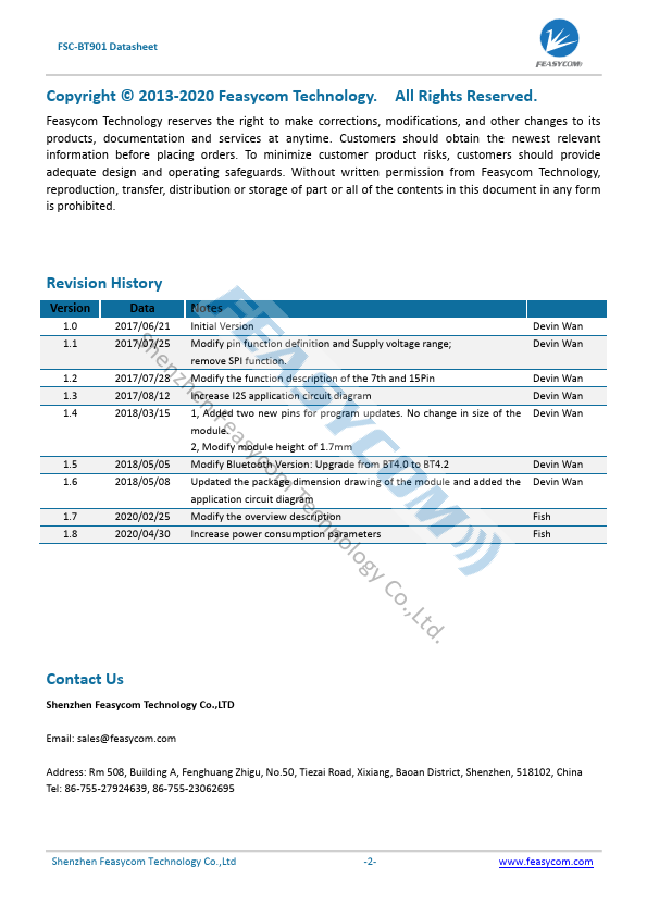 FSC-BT901