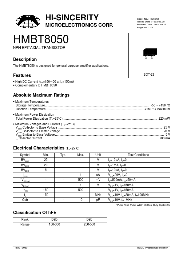 HMBT8050