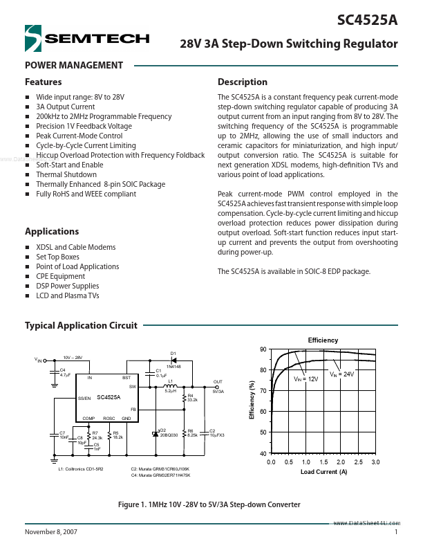 SC4525A Semtech Corporation