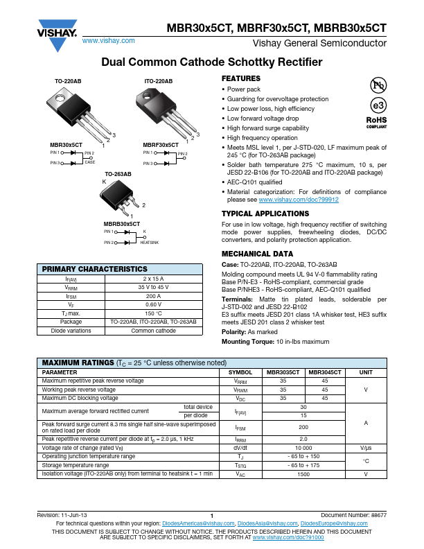 MBRF3045CT