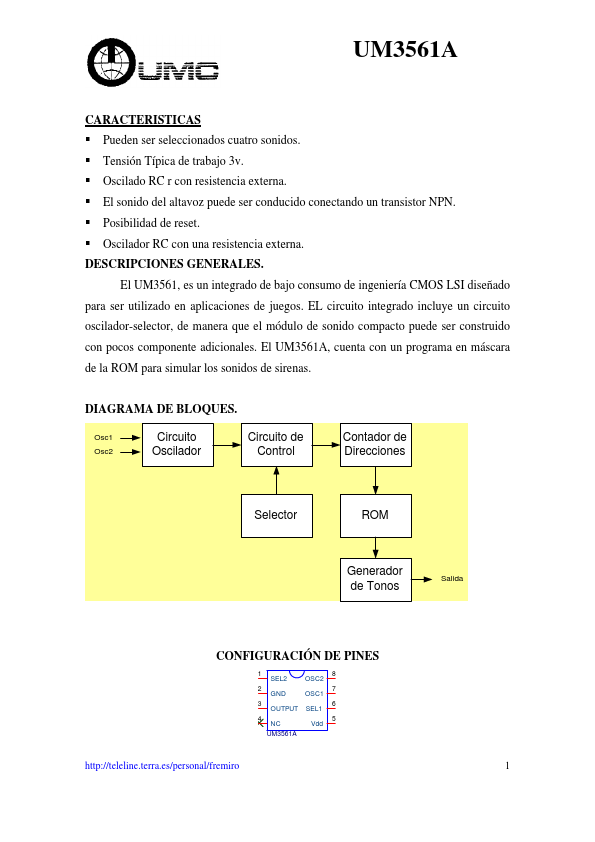 UM3561A UMC Corporation