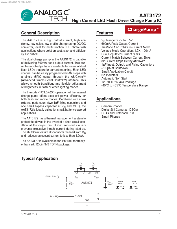 AAT3172 ANALOGICTECH