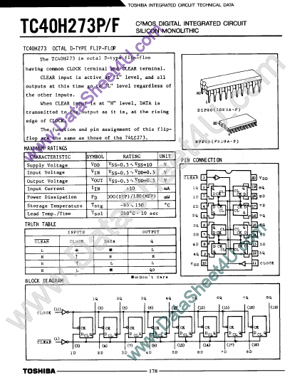 <?=TC40H273P?> डेटा पत्रक पीडीएफ