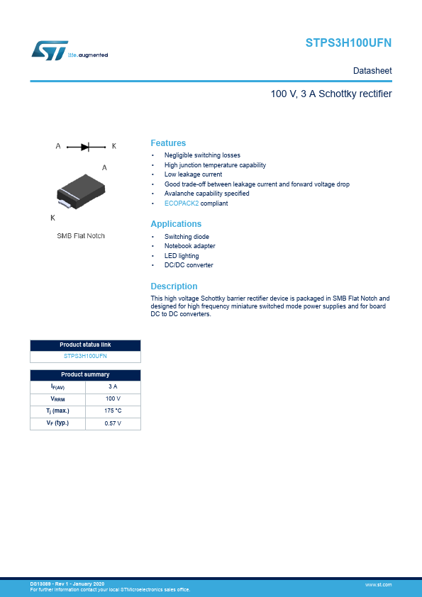 STPS3H100UFN