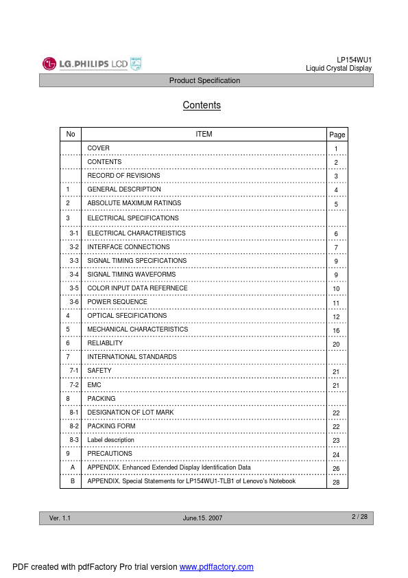 LP154WU1-TLB1