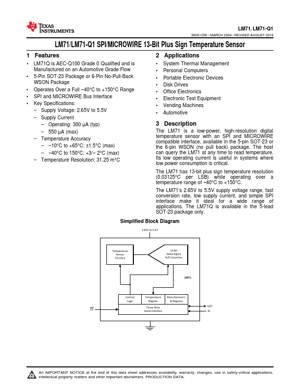 LM71-Q1