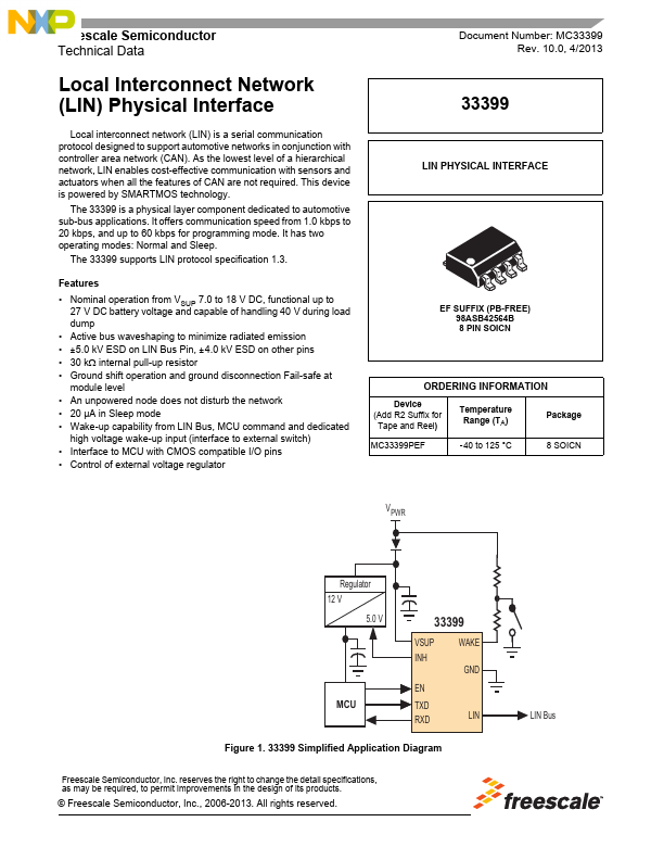 MC33399 Freescale Semiconductor