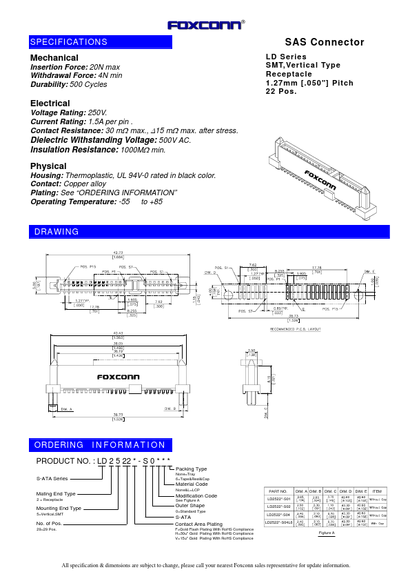 LD2522V-S02 Foxconn