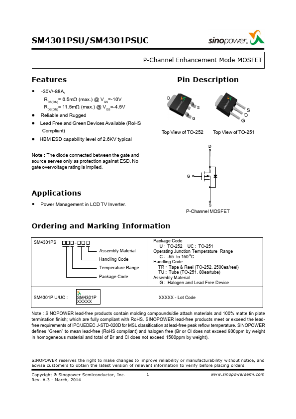 <?=SM4301PSU?> डेटा पत्रक पीडीएफ