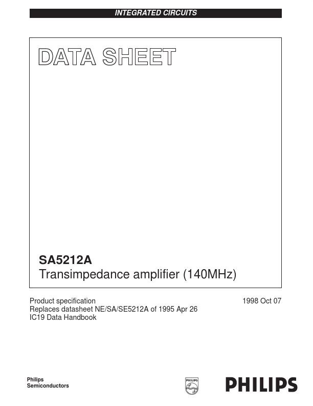 <?=SA5212A?> डेटा पत्रक पीडीएफ