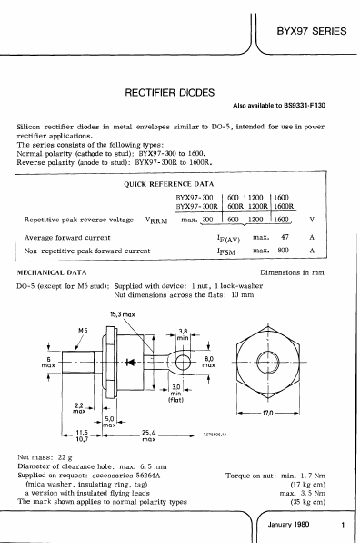 BYX97 Philips