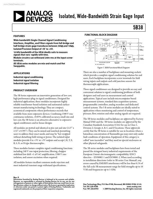 5B38 Analog Devices