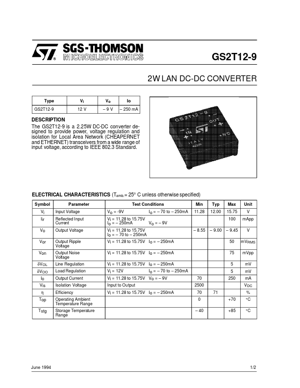 GS2T12-9 STMicroelectronics