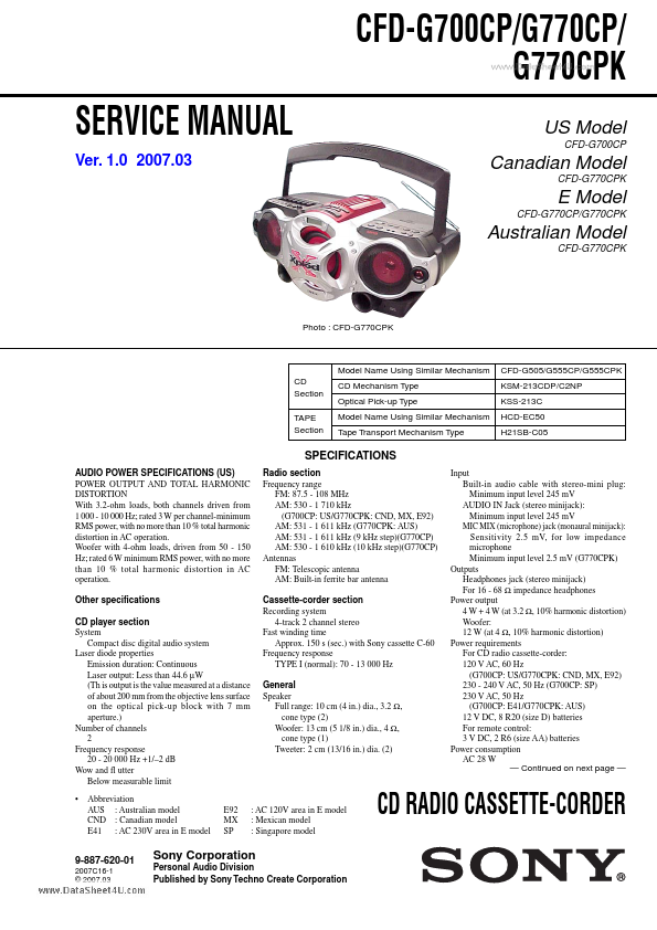 CFD-G700CP