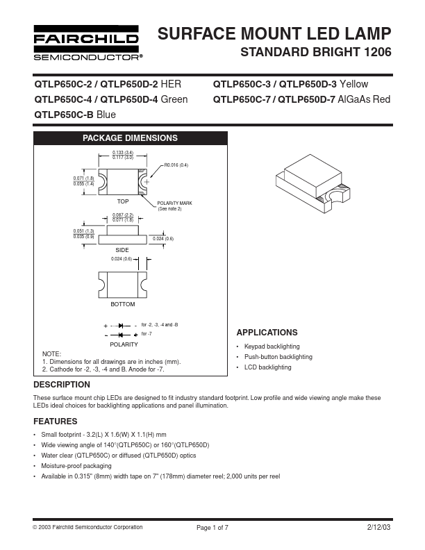 QTLP650C-4 Fairchild Semiconductor