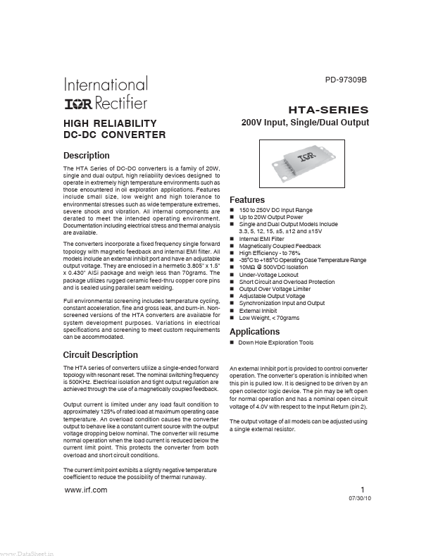 HTA20005D International Rectifier