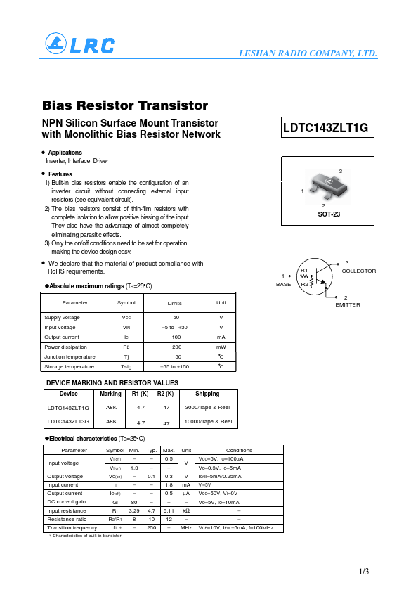 LDTC143ZLT1G