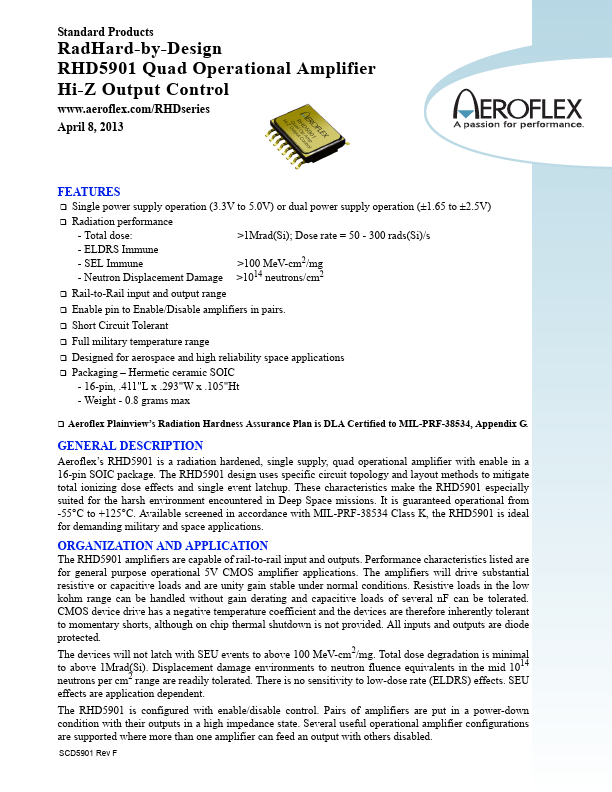 RHD5901 Aeroflex Circuit Technology