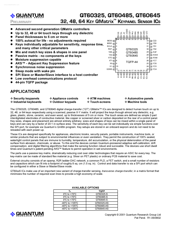 QT60485 QUANTUM