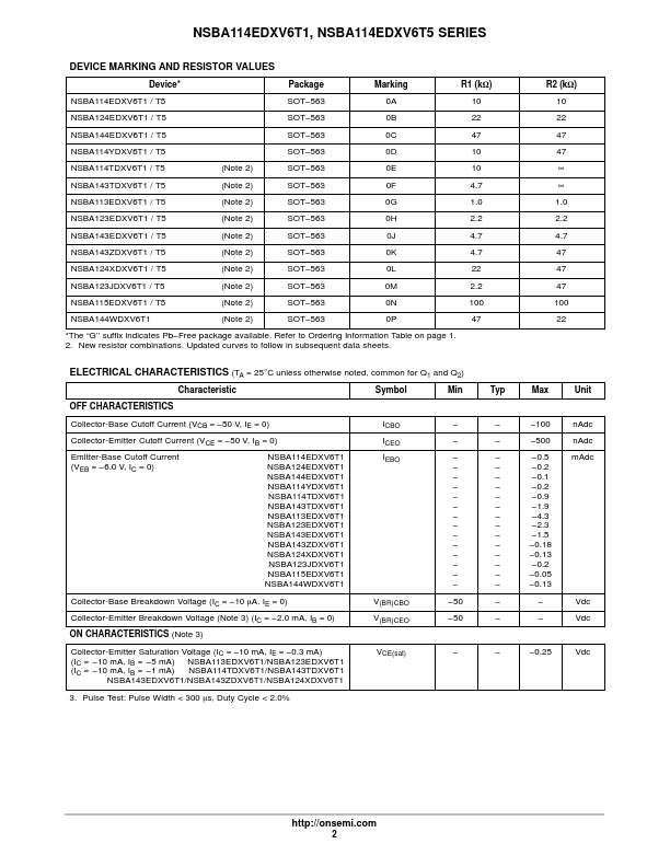 NSBA144EDXV6T1