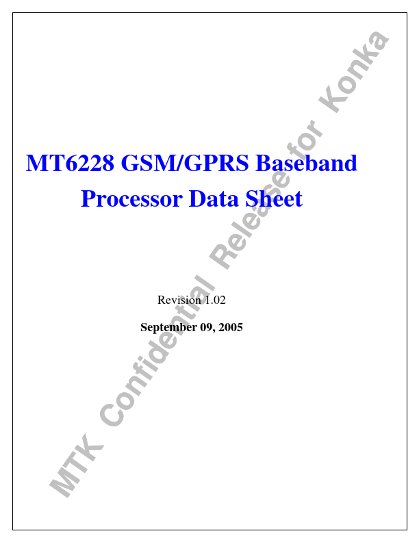 MT6228 MediaTek