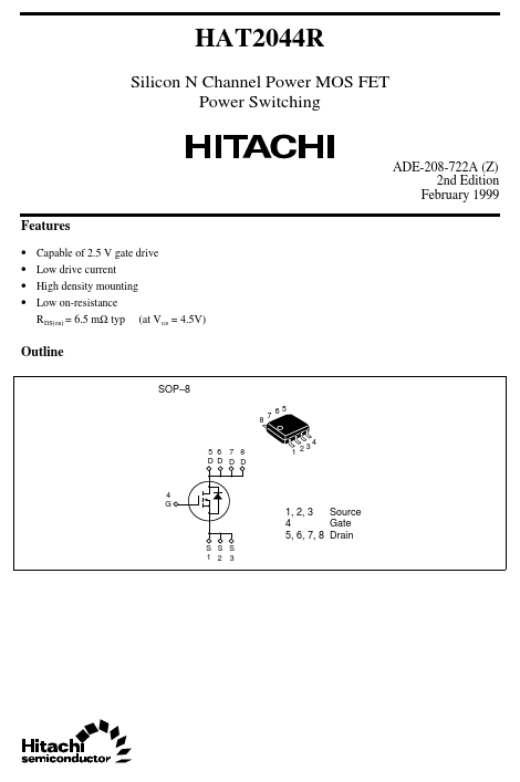 HAT2044R Hitachi Semiconductor