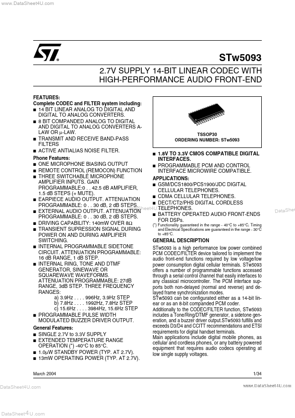 STW5093 ST Microelectronics