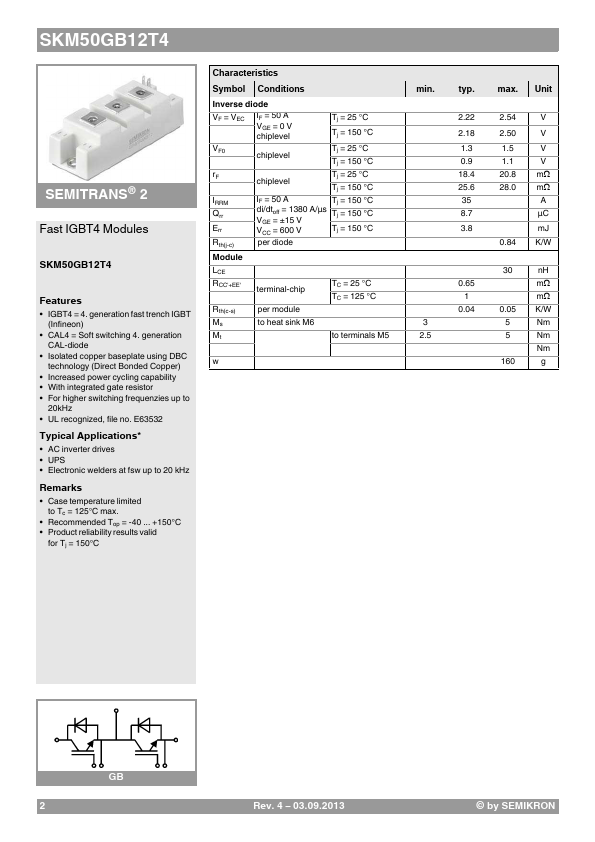 SKM50GB12T4