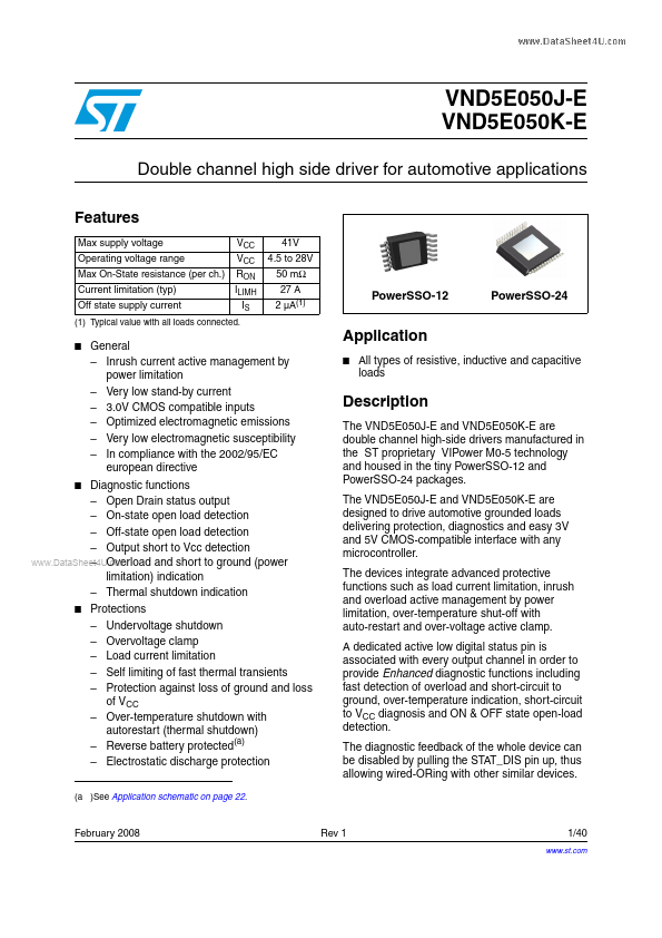 VND5E050K-E