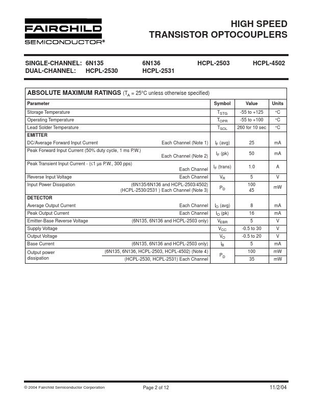 HCPL-2503