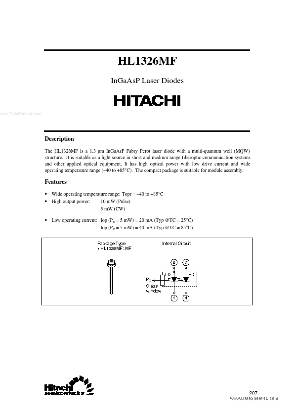 <?=HL1326MF?> डेटा पत्रक पीडीएफ