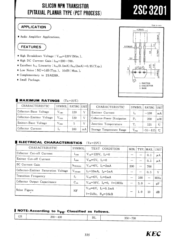 2SC3201 Korea Electronics