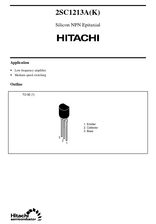 2SC1213AK Hitachi Semiconductor