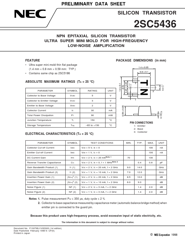 2SC5436 NEC