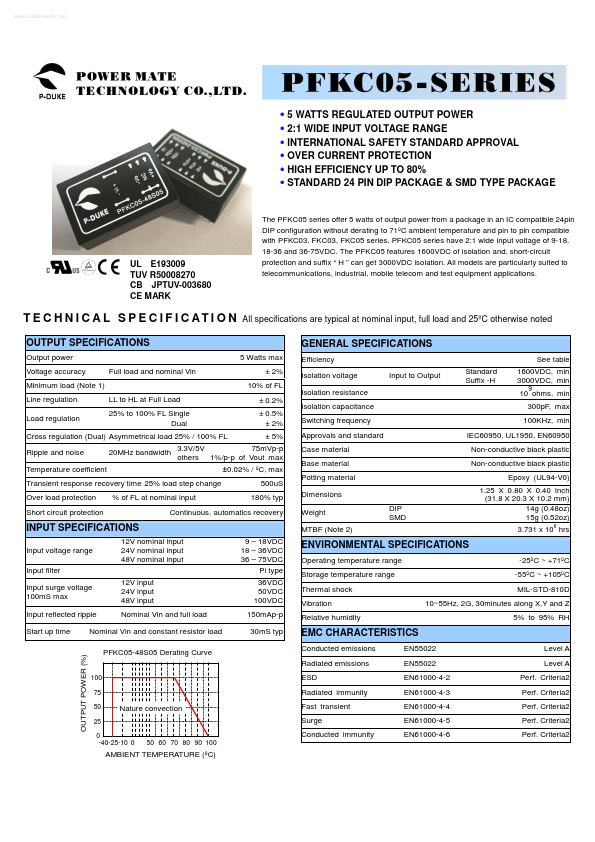 <?=PFKC05?> डेटा पत्रक पीडीएफ