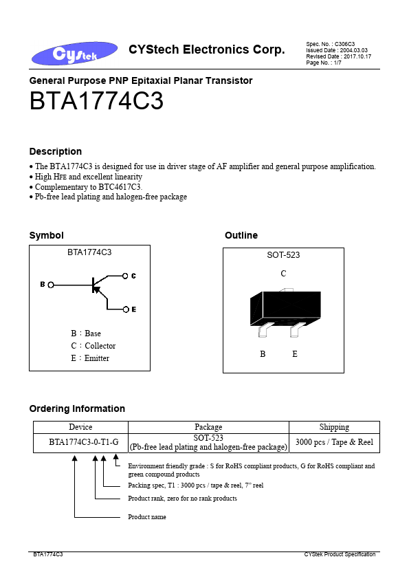 BTA1774C3