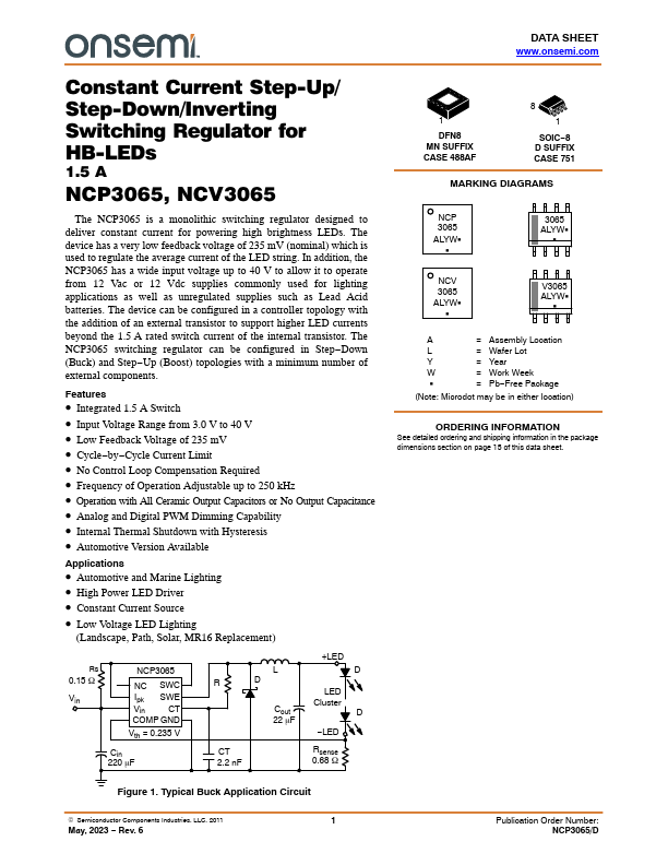 NCP3065 ON Semiconductor