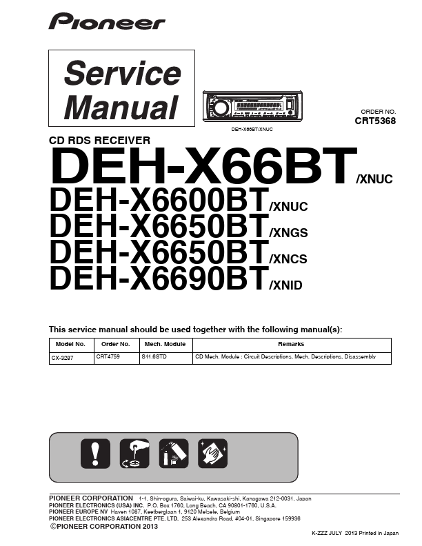 DEH-X6650BT