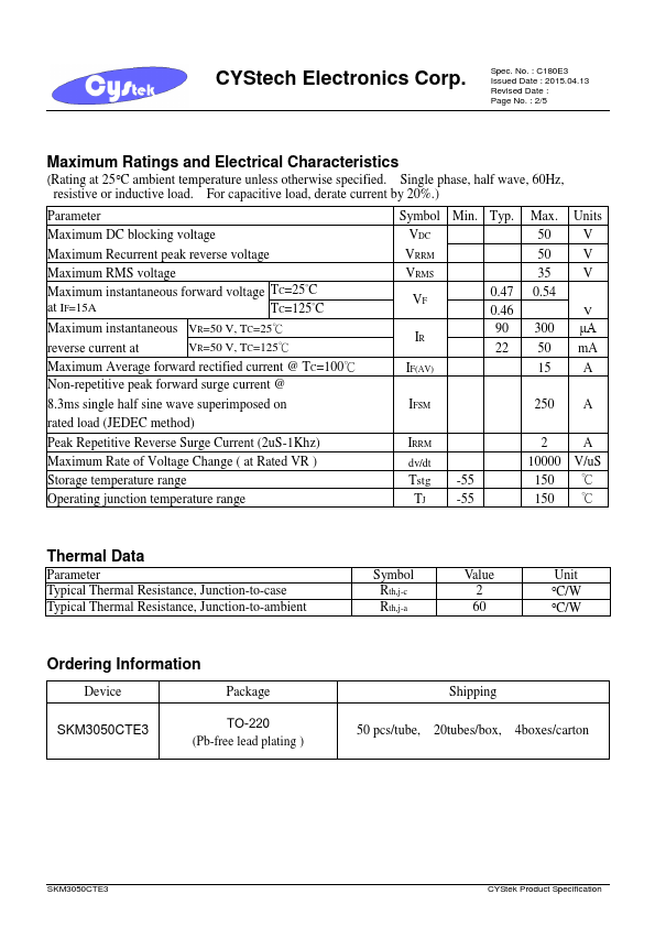 SKM3050CTE3