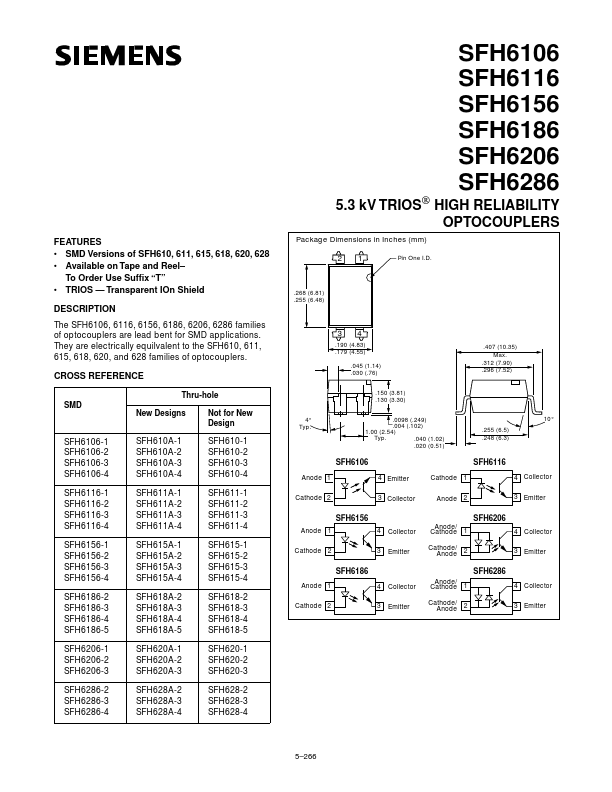 <?=SFH6156?> डेटा पत्रक पीडीएफ