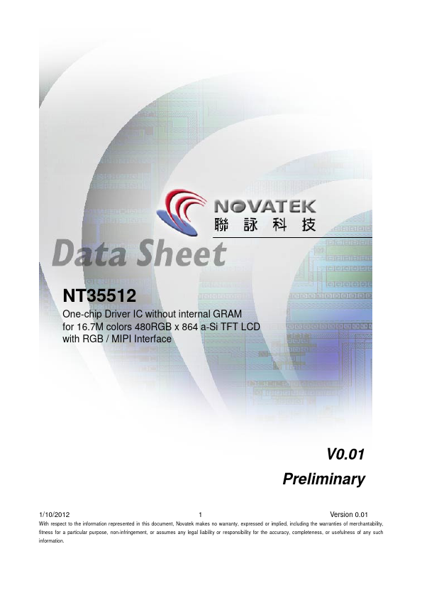 NT35512 Novatek
