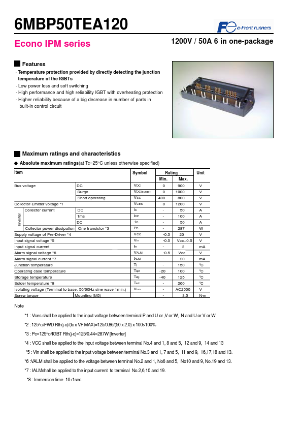 6MBP50TEA120