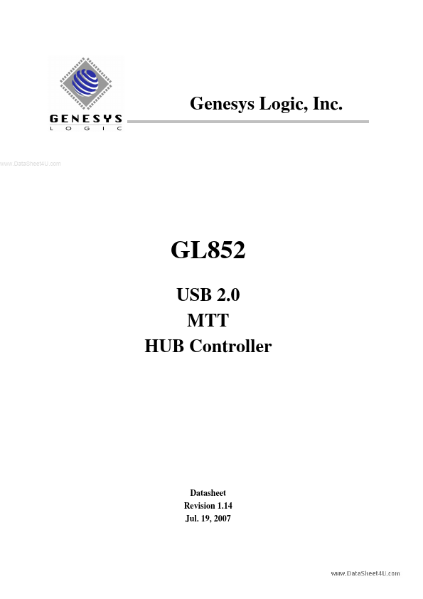 GL852 GENESYS LOGIC
