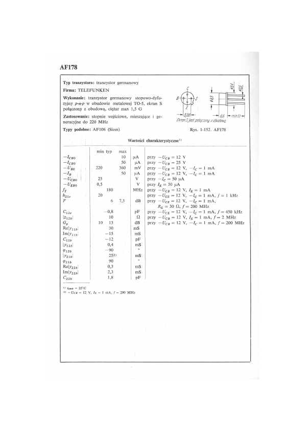 <?=AF178?> डेटा पत्रक पीडीएफ