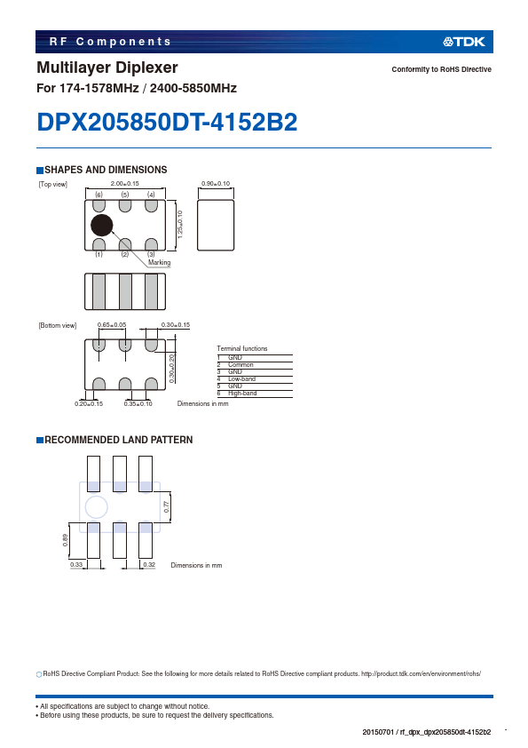 DPX205850DT-4152B2