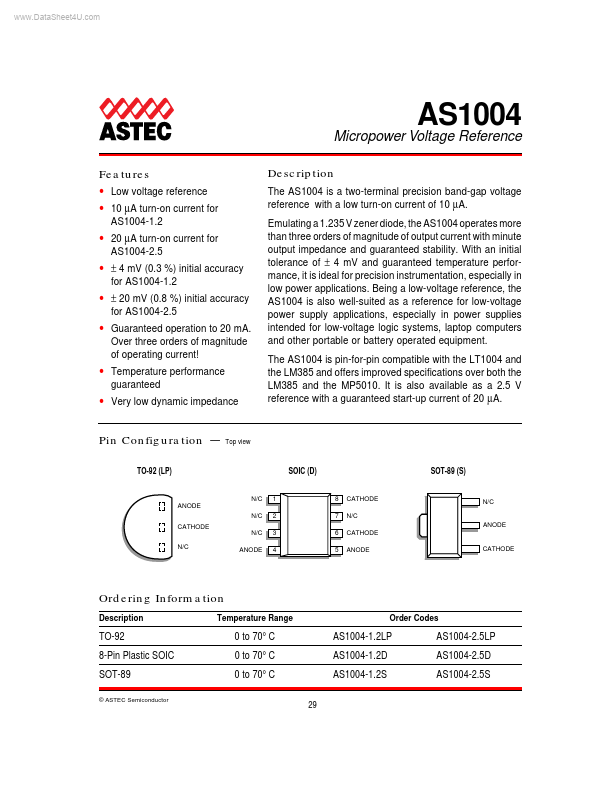 <?=AS1004?> डेटा पत्रक पीडीएफ